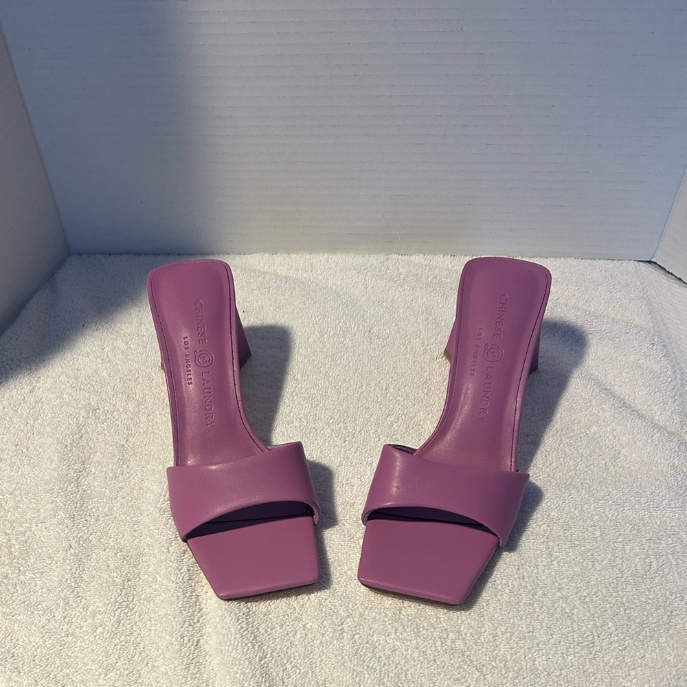 Chinese Laundry Purple Slide Heels NEW- Various Sizes